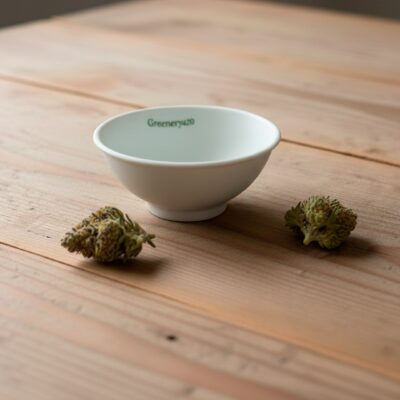 Silicon bowl by Greenery 420 morbido y firmado con el logo de la marca. Perfecto para contener tus cogollos